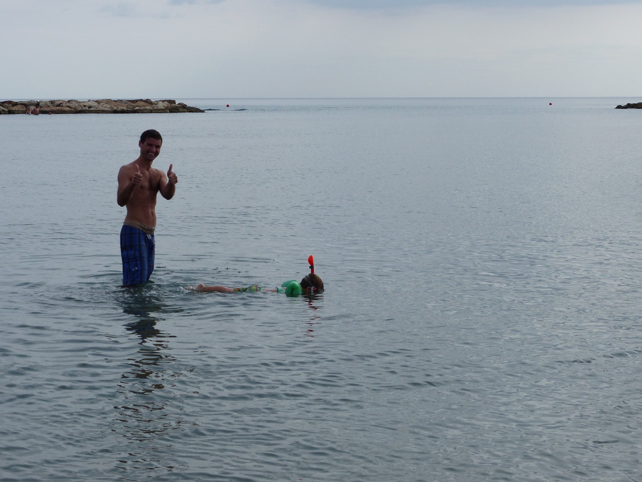 3 years old and snorkeling