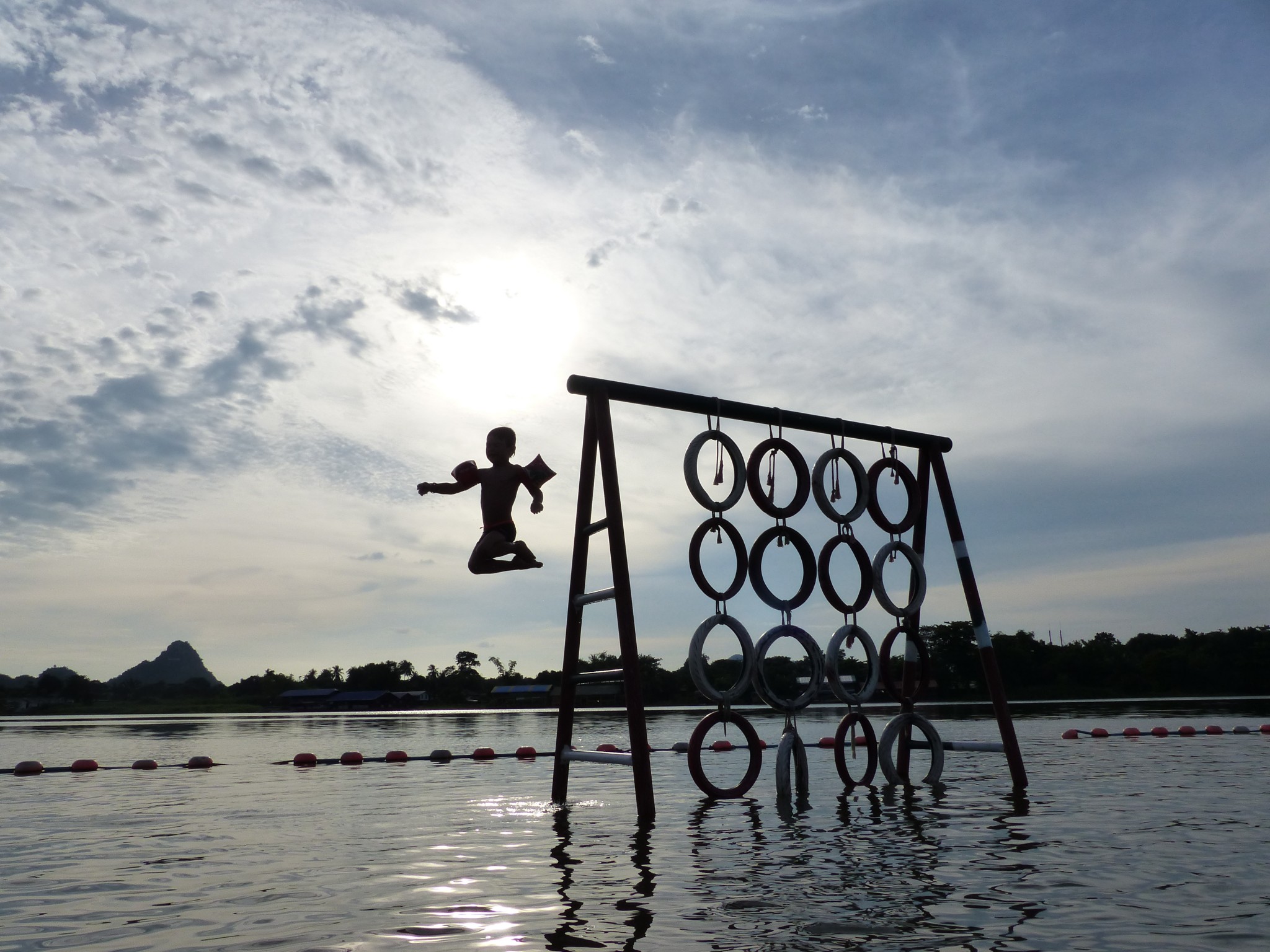 Great fun at Sugar Done beach - Kanchanaburi