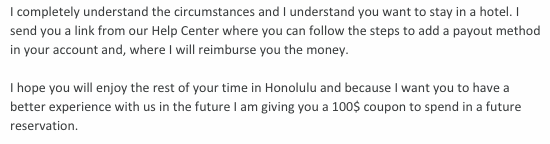 AirBnB response 3