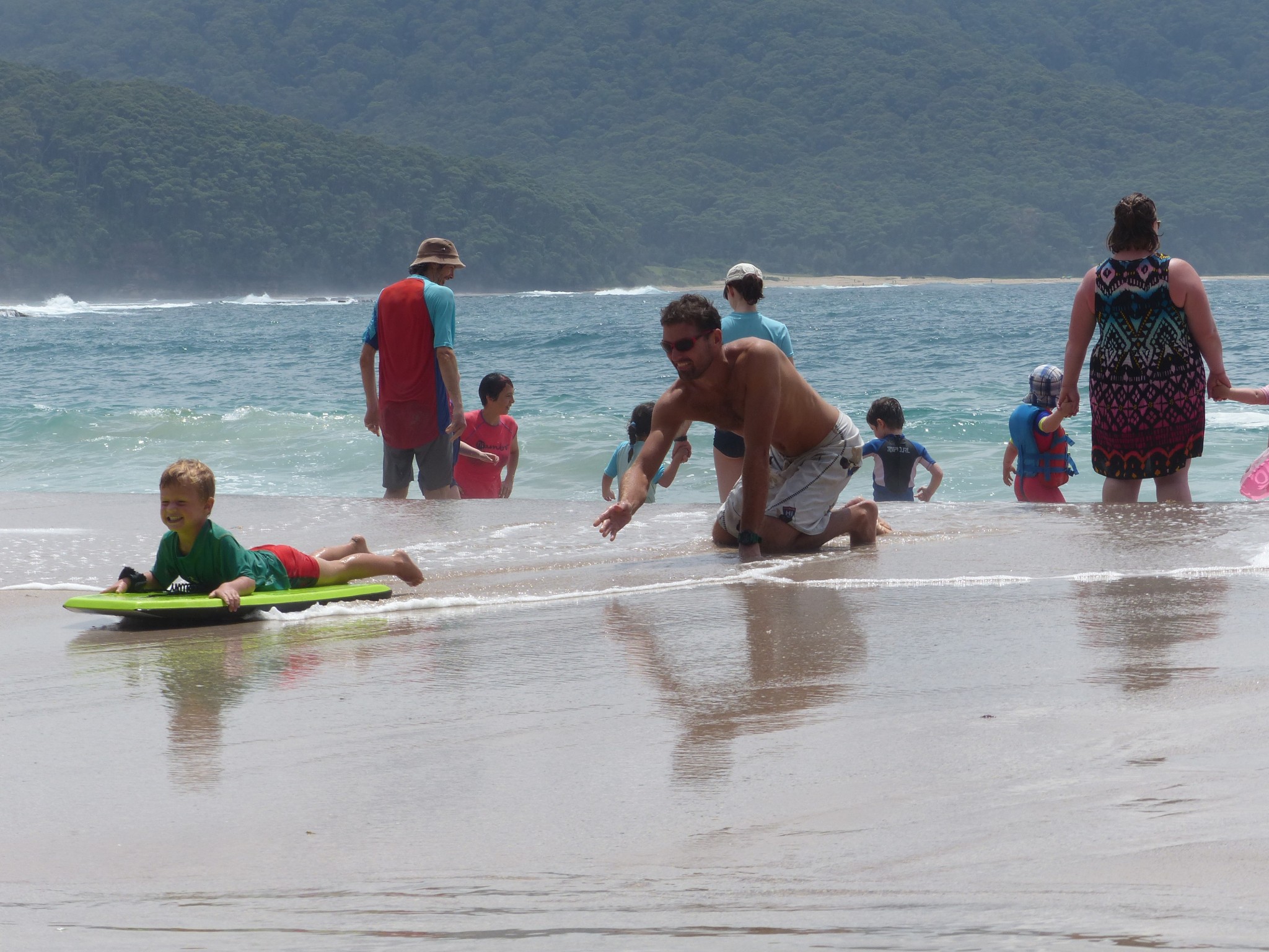 Meeting up with our friends from Denmark at Depot Beach, Batemans Bay and Malua Bay.