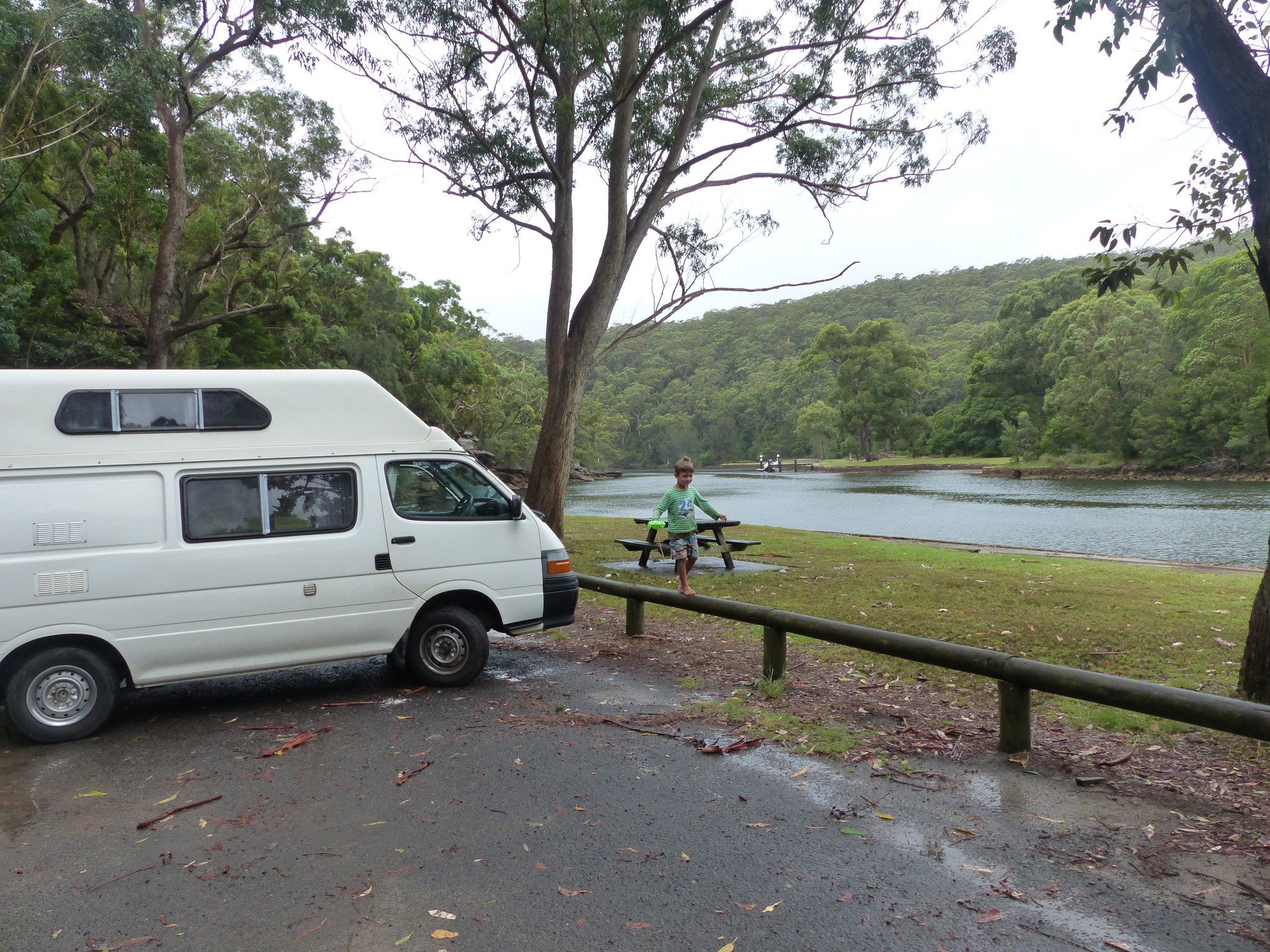 Our home for 1 month: 2002 Toyota Hiace with top floor (a.k.a the &ldquo;Hume&rdquo;)