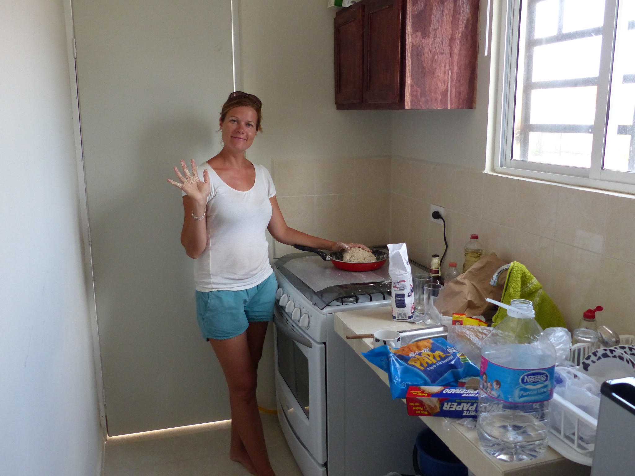 Homebaked buns for breakfast in Tulum &ndash; well sometimes reality cannot quite keep up with the description