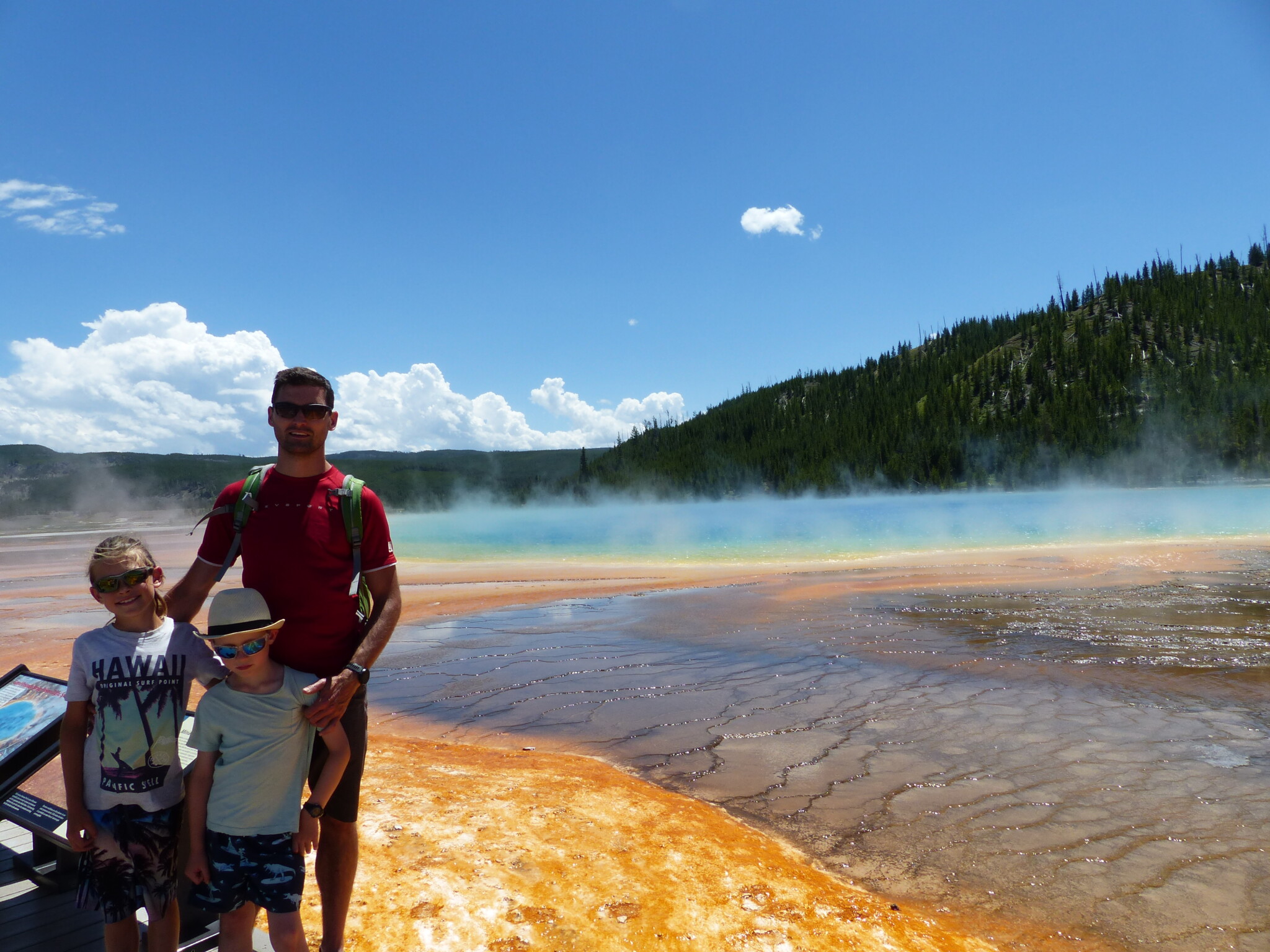 First days in amazing Yellowstone