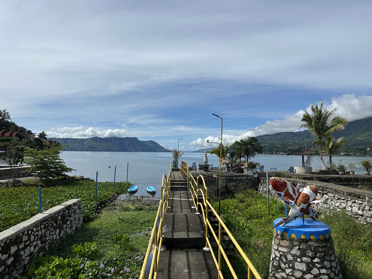 Lake Toba from Samosir Island